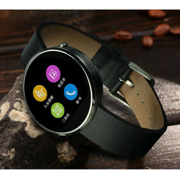 High Qualtiy Circle IPS Screen Bluetooth 4.0 Smart Watch With Heart Rate Monitor For iPhone