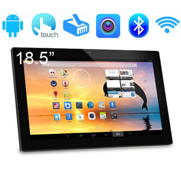 Slim 18.5 Inch RK3188(RK3288) Quad Core Capacitive Screen Android Kiosk With WIFI RJ45 USB BT