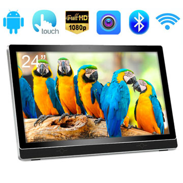 24 Inch RK3188(RK3288) Quad Core FULL HD 1080P LCD Capacitive Touch Screen Android Advertising Kiosk