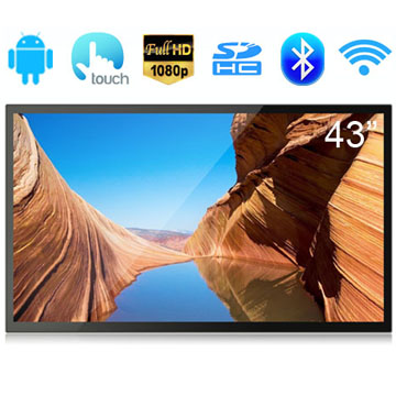 43 Inch RK3288 Quad Core A17 Full HD 1080P Screen Capacitive Touch Screen Android 5.1 Smart TV